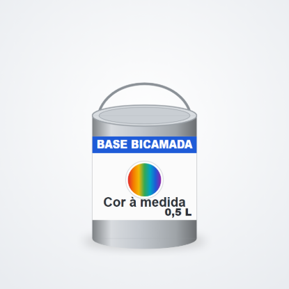 Imagem de Tinta base bicamada à medida (código de cor) 0,5 L