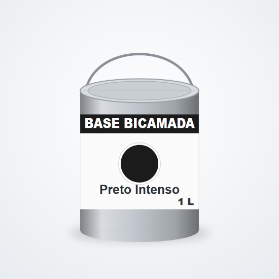 Imagem de Tinta base bicamada Preto Intenso 1 L