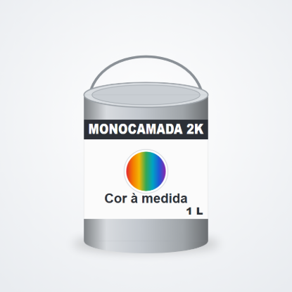 Imagem de Tinta monocamada 2K à medida (código de cor) 1 L