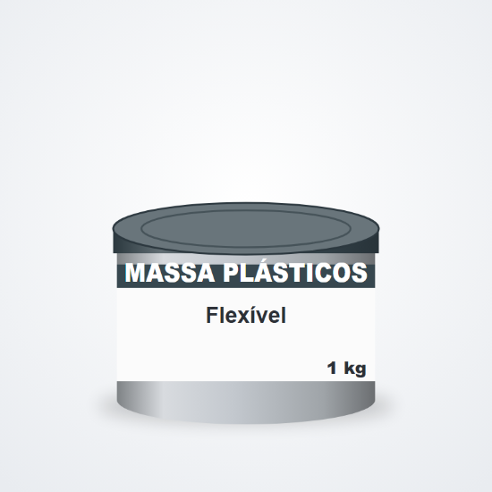 Imagem de Massa flexível para plásticos 1 kg