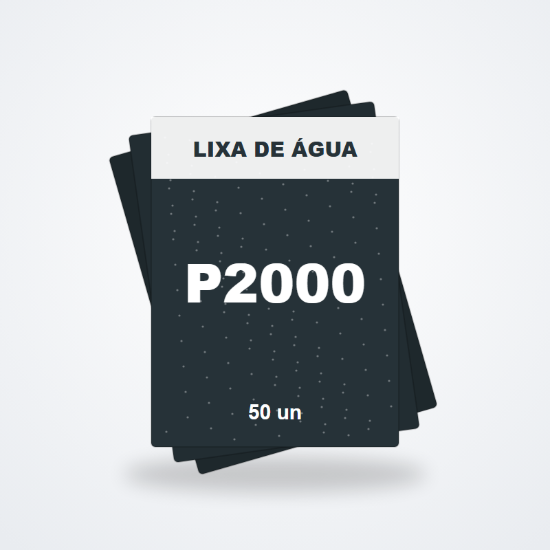 Imagem de Folhas de lixa de água P2000 230 x 280 mm (50 un)