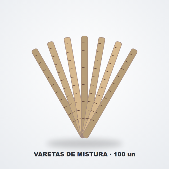 Imagem de Varetas de mistura graduadas (100 un)