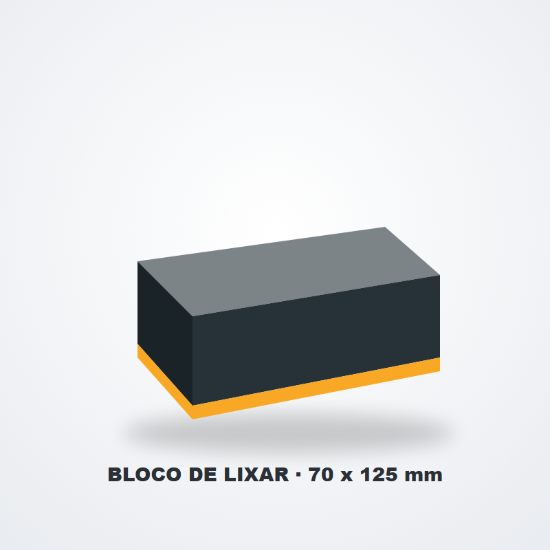 Imagem de Bloco de lixar manual 70 x 125 mm