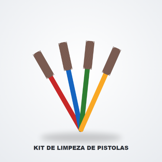 Imagem de Kit de escovas para limpeza de pistolas