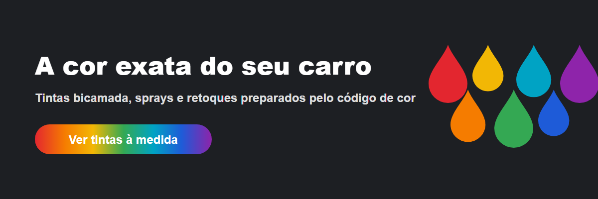 Tintas preparadas à medida pelo código de cor